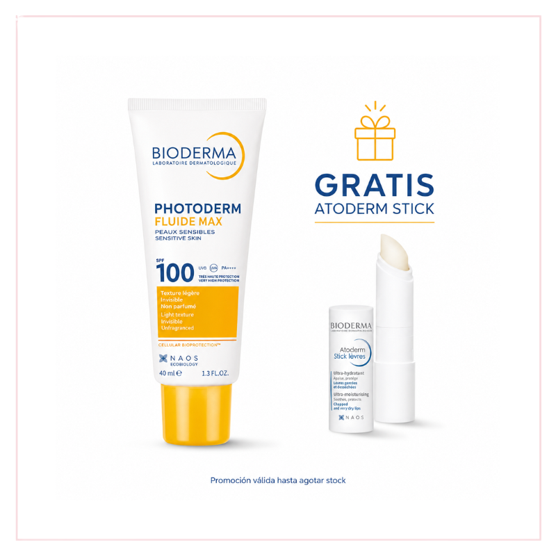 Photoderm Fluido SPF100 40ml GRATIS ATODERM STICK  (BIODERMA)