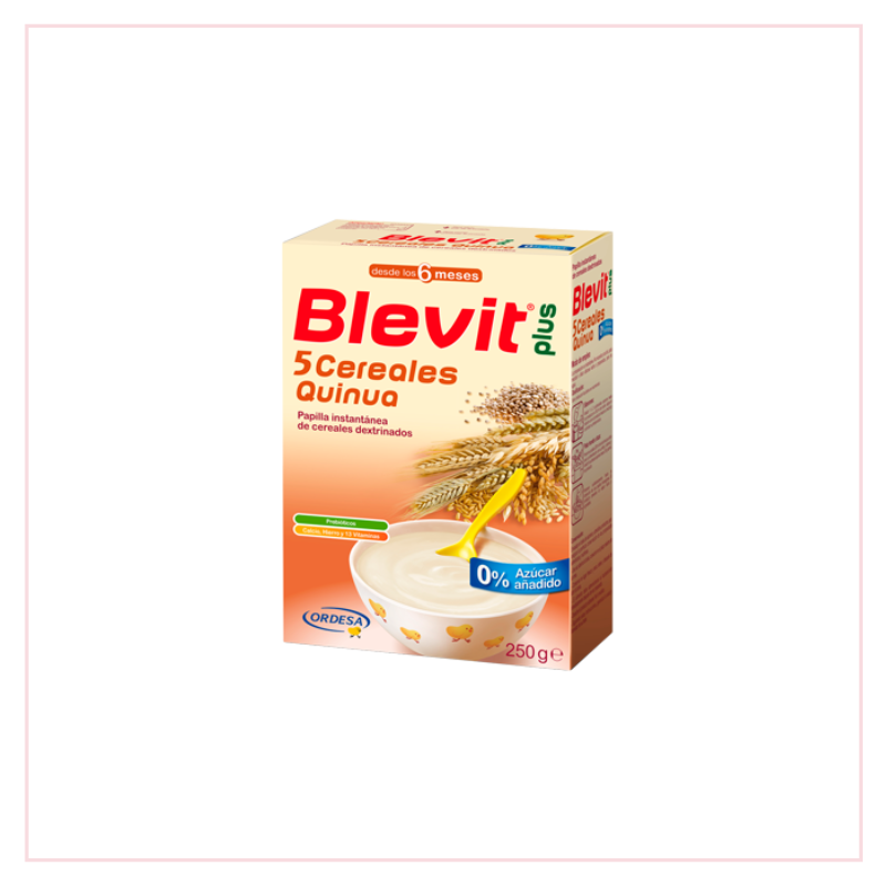 Blevit Plus 5 Cereales + Quinua 250g – Farmacia Dermatológica