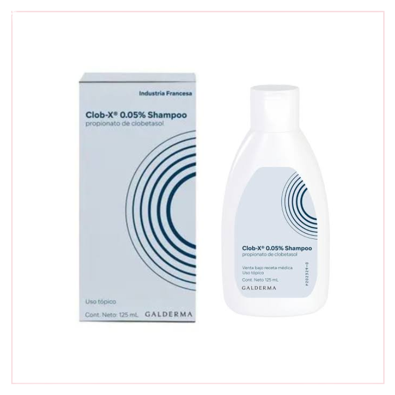 Clob x shampoo 0,05 125ml (LAB. GALDERMA)