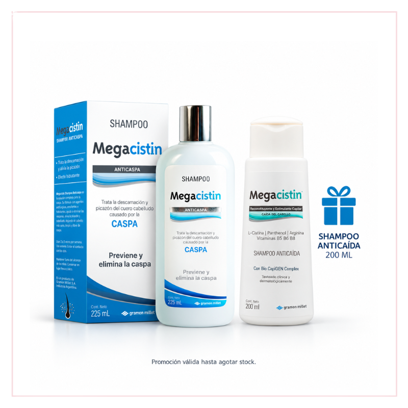 MEGACISTIN SHAMPOO ANTICASPA X225ML (LAB. SIEGFRIED)