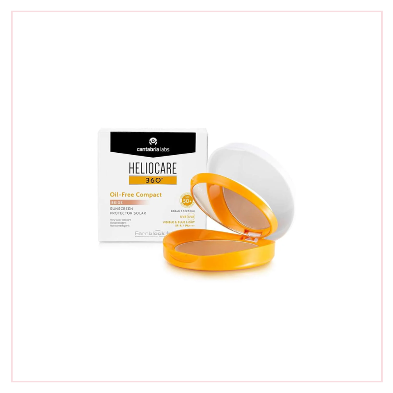 HELIOCARE 360 COMPACTO OIL FREE SPF50+ TONO BEIGE (LAB. SIEGFRIED)