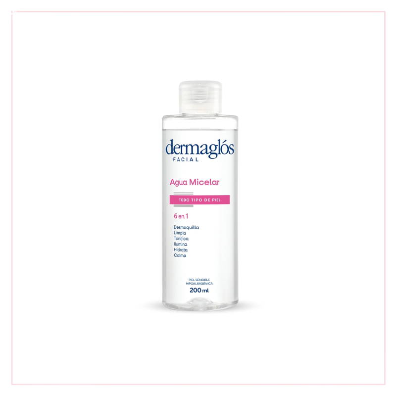 DERMAGLOS AGUA MICELAR 6 EN 1 (200ML)