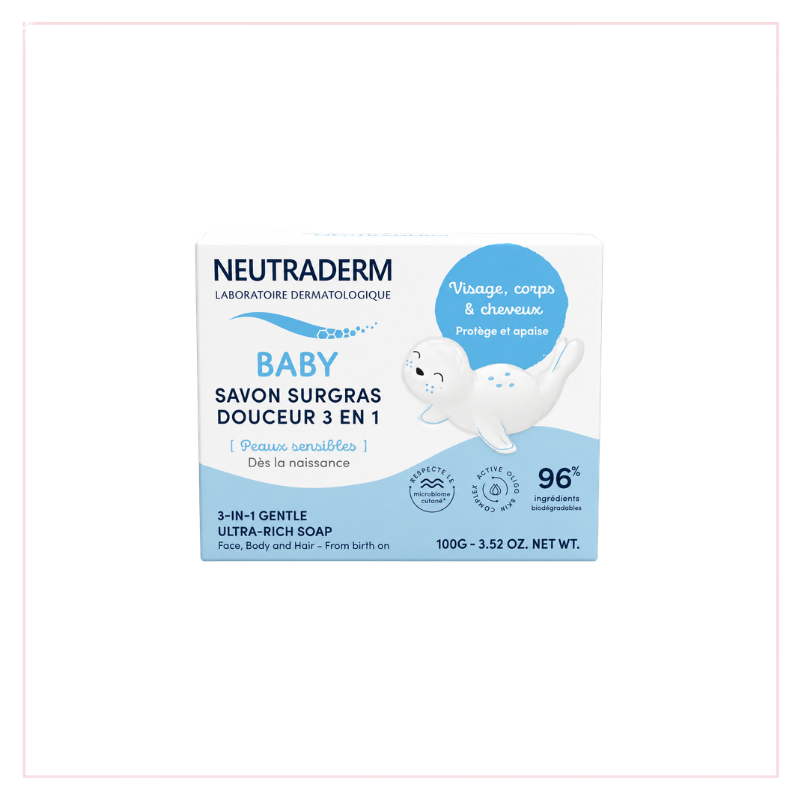 NEUTRADERM BABY JABON EN BARRA3 EN 1 (100GRAMOS)