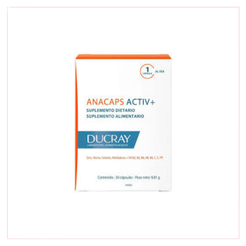 DUCRAY ANACAPS ACTIV+ X30 CAPSULAS
