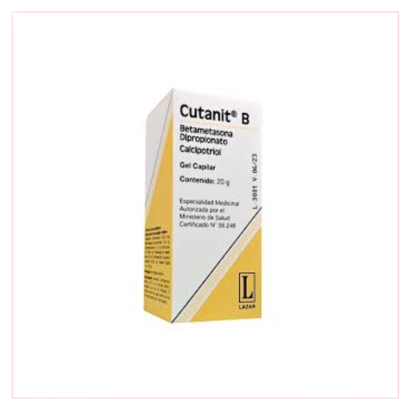 CUTANIT B GEL CAPILAR 20G ( BETAMETASONA + CALCIPOTRIOL)  (LAB. LAZAR)