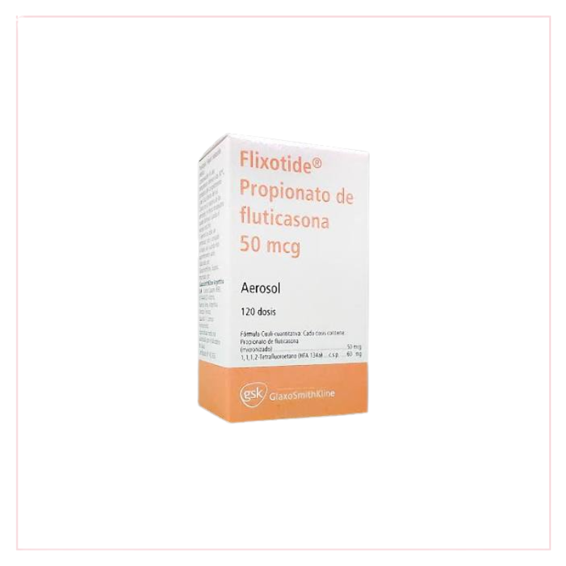 FLIXOTIDE 50 MCG/120 DOSIS
