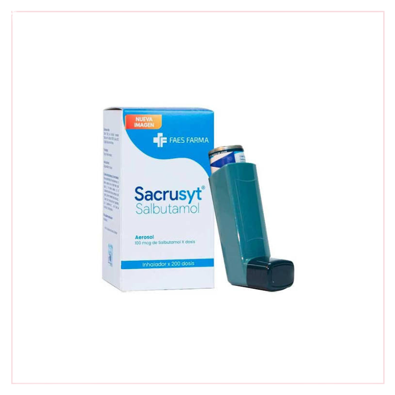 SACRUSYT  INHALADOR 200 DOSIS (SALBUTAMOL 100MCG)  FAES FARMA