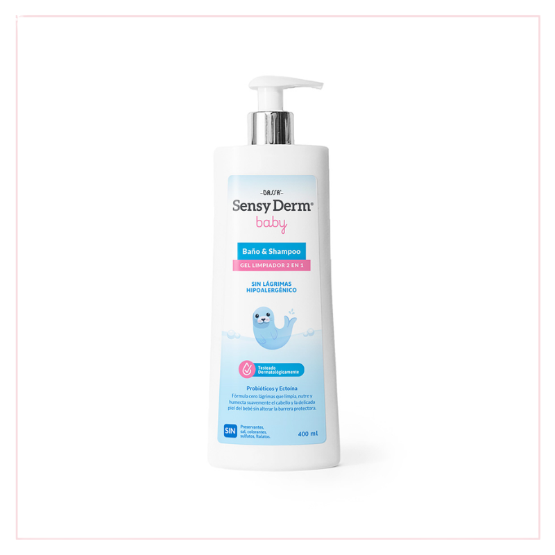 SENSY DERM BABY BAÑO Y SHAMPOO 400ML (BASSA)