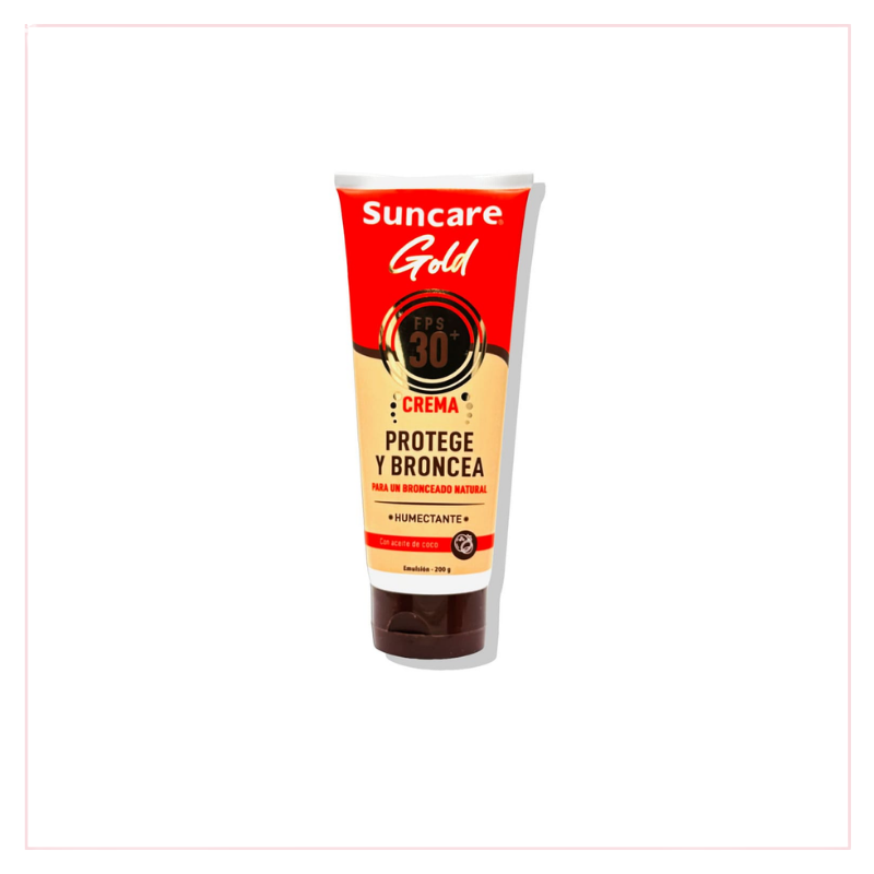 SUNCARE GOLD BRONCEADOR CREMA FPS30+ 200G (LAB. SIEGRIED)
