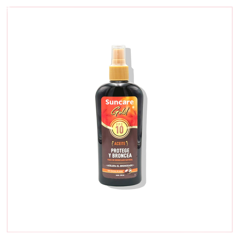 SUNCARE GOLD BRONCEADOR ACEITE FPS10 250ML (LAB. SIEGRIED)