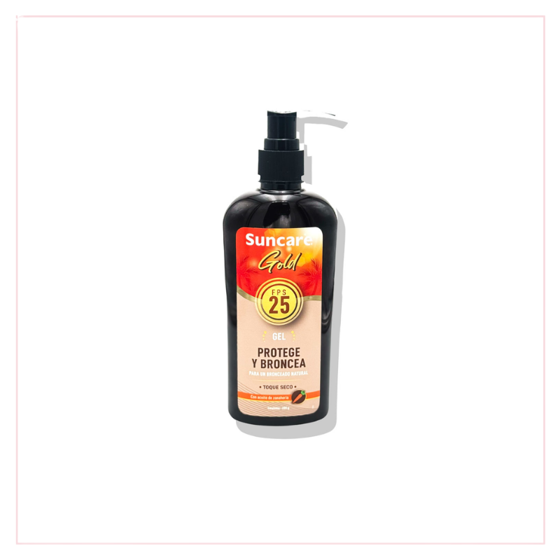 SUNCARE GOLD BRONCEADOR GEL  FPS25 200G (LAB. SIEGRIED)