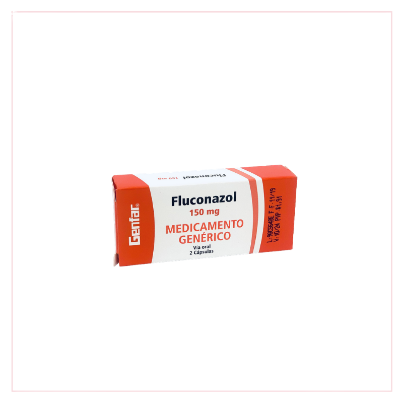 FLUCONAZOL 150 MG (2 CAPSULAS) LAB. GENFAR