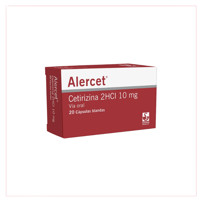 ALERCET 10 MG (20 CAPSULAS BLANDAS)