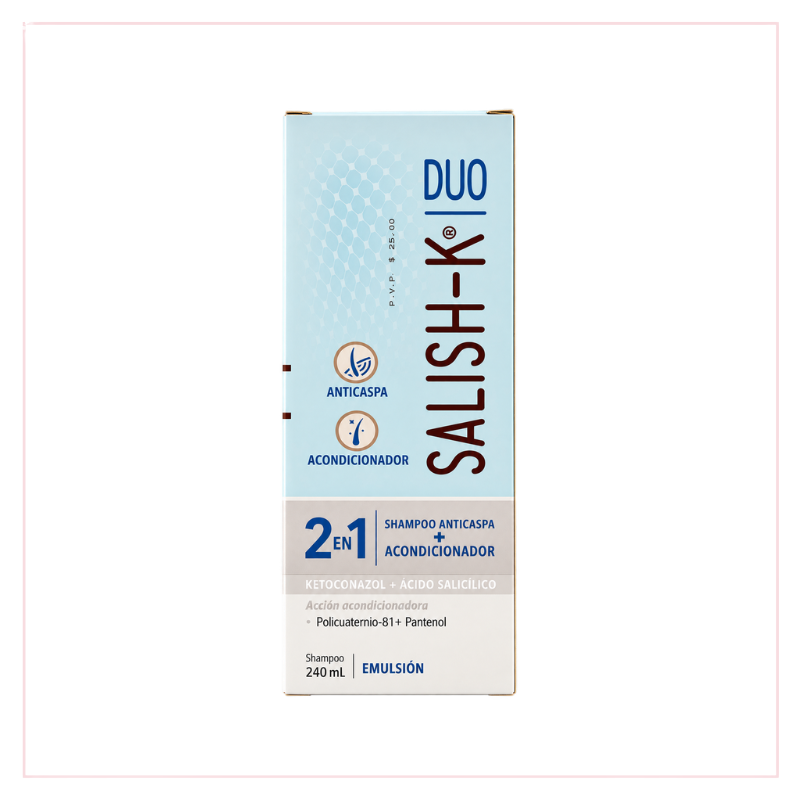 SALISH-K DUO SHAMPOO ( ANTICASPA+ ACONDICIONADOR ) 240ML